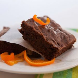 Brownies Made with Pasolivo Tangerine Olive Oil